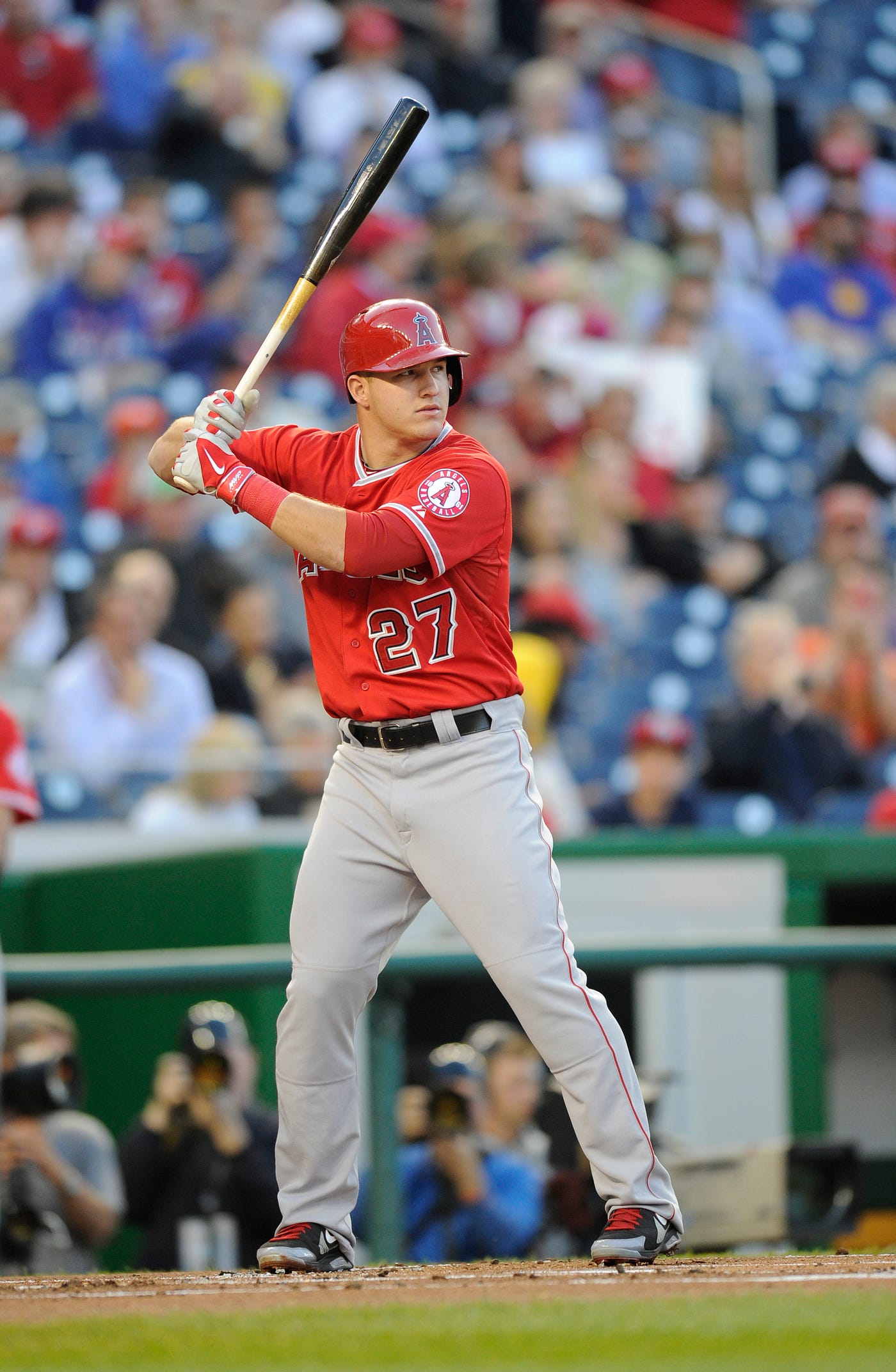 mike trout swing