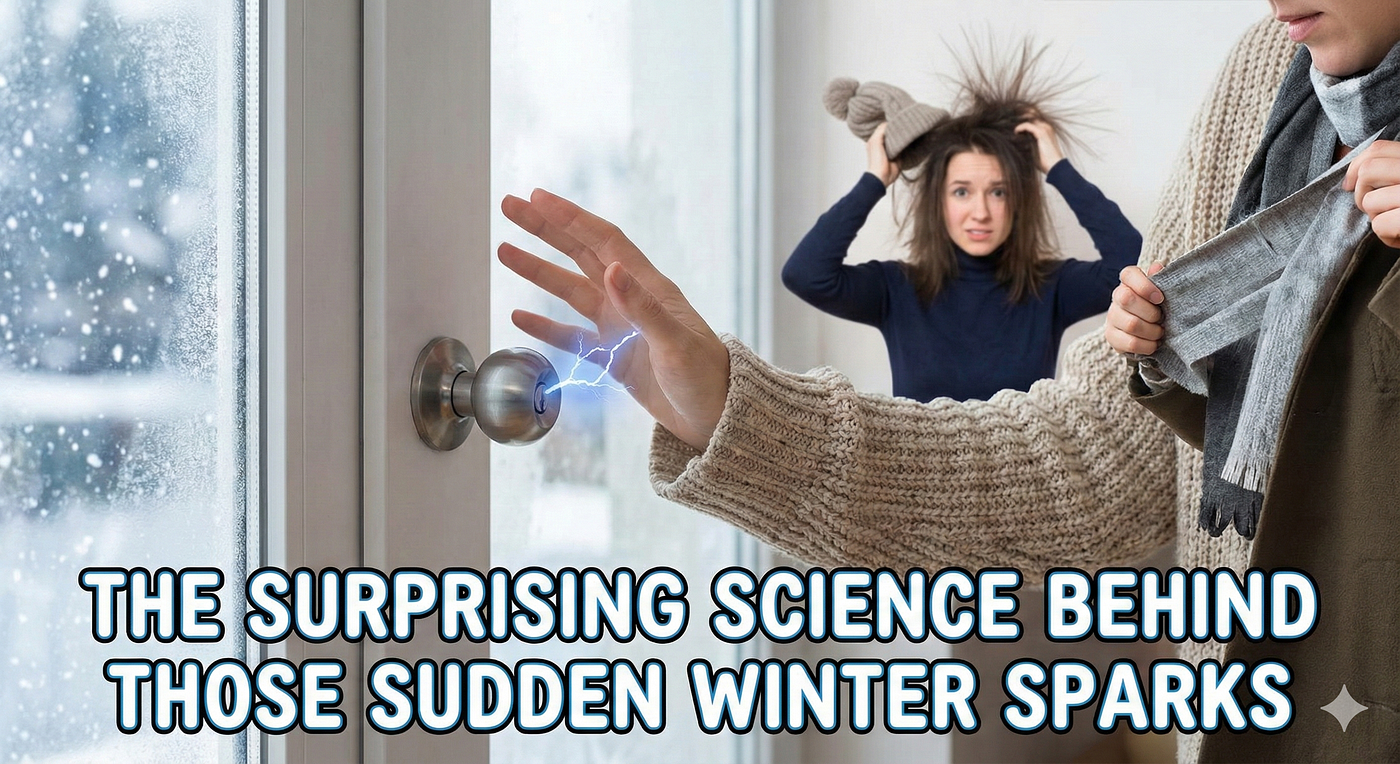 The Surprising Science Behind Those Sudden Winter Sparks🫨⚡🥶
