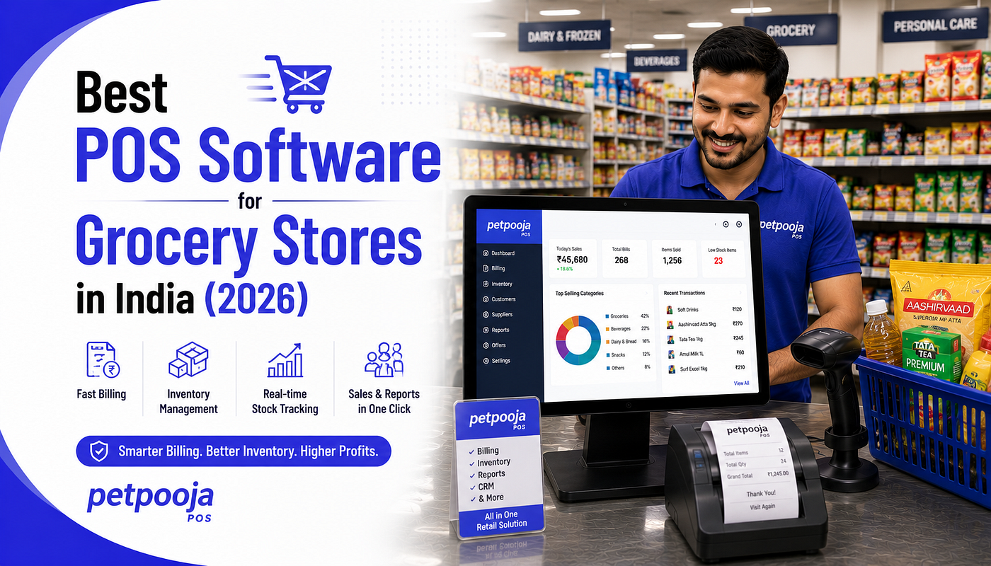 Top 5 POS Software for Grocery Stores in India (2026)
