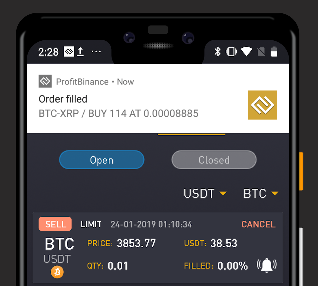 Get notified when an order is filled with ProfitTrading App | by  ProfitTrading App | Medium