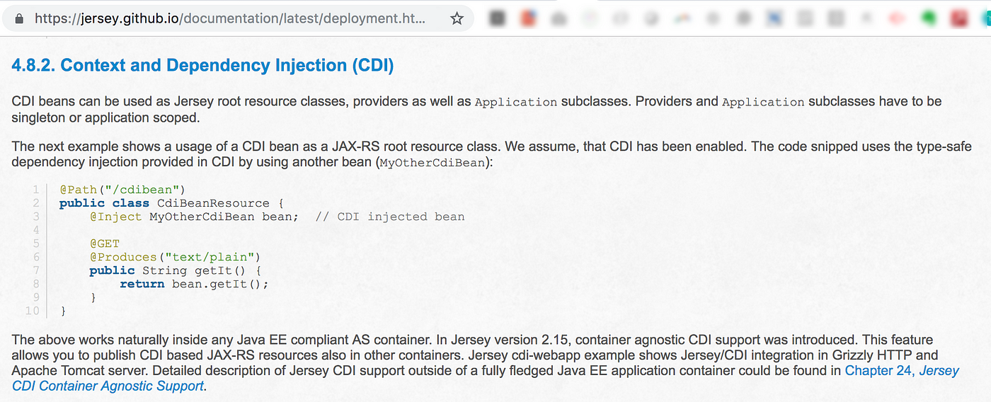 The Contexts and Dependency Injection (CDI) for Java — Mess | by Suren  Konathala | TechInPieces | Medium
