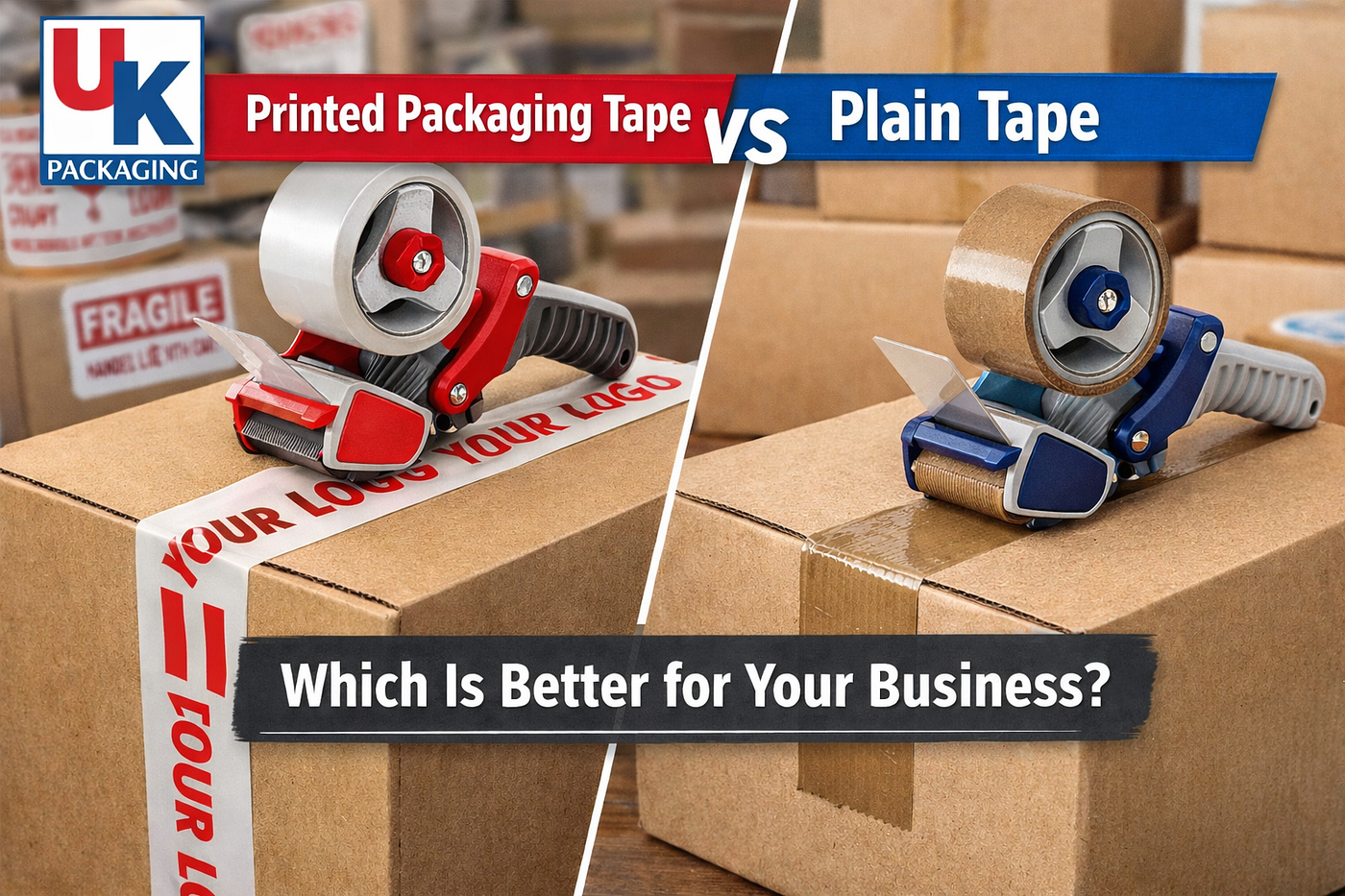 Printed Packaging Tape vs Plain Tape: Which Is Better for Your Business?