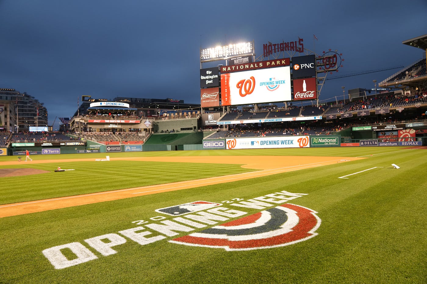 How much are Nationals opening day tickets?