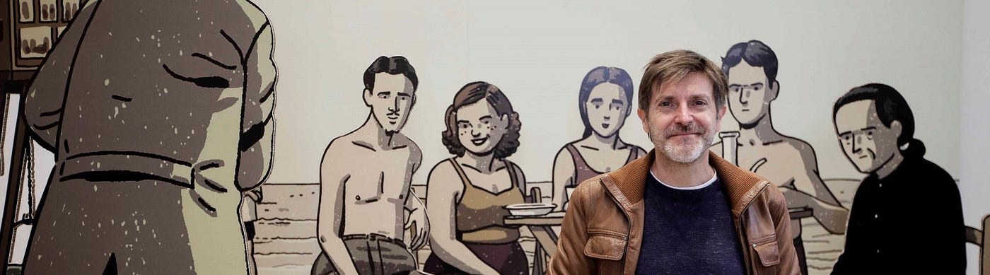 Francisco Martínez Roca (Valencia 1969) quizás el autor español de cómic más popular aquí y en ultramar. Parte de su obra ha sido adaptada al cine. Como Arrugas en dibujos animados, El tesoro del Cisne Negro como serie y La Casa, de nuevo en los cines aunque en imagen real. Actualmente está preparando una novela gráfica, desde una interpretación personal de Catwoman para DC Comics.