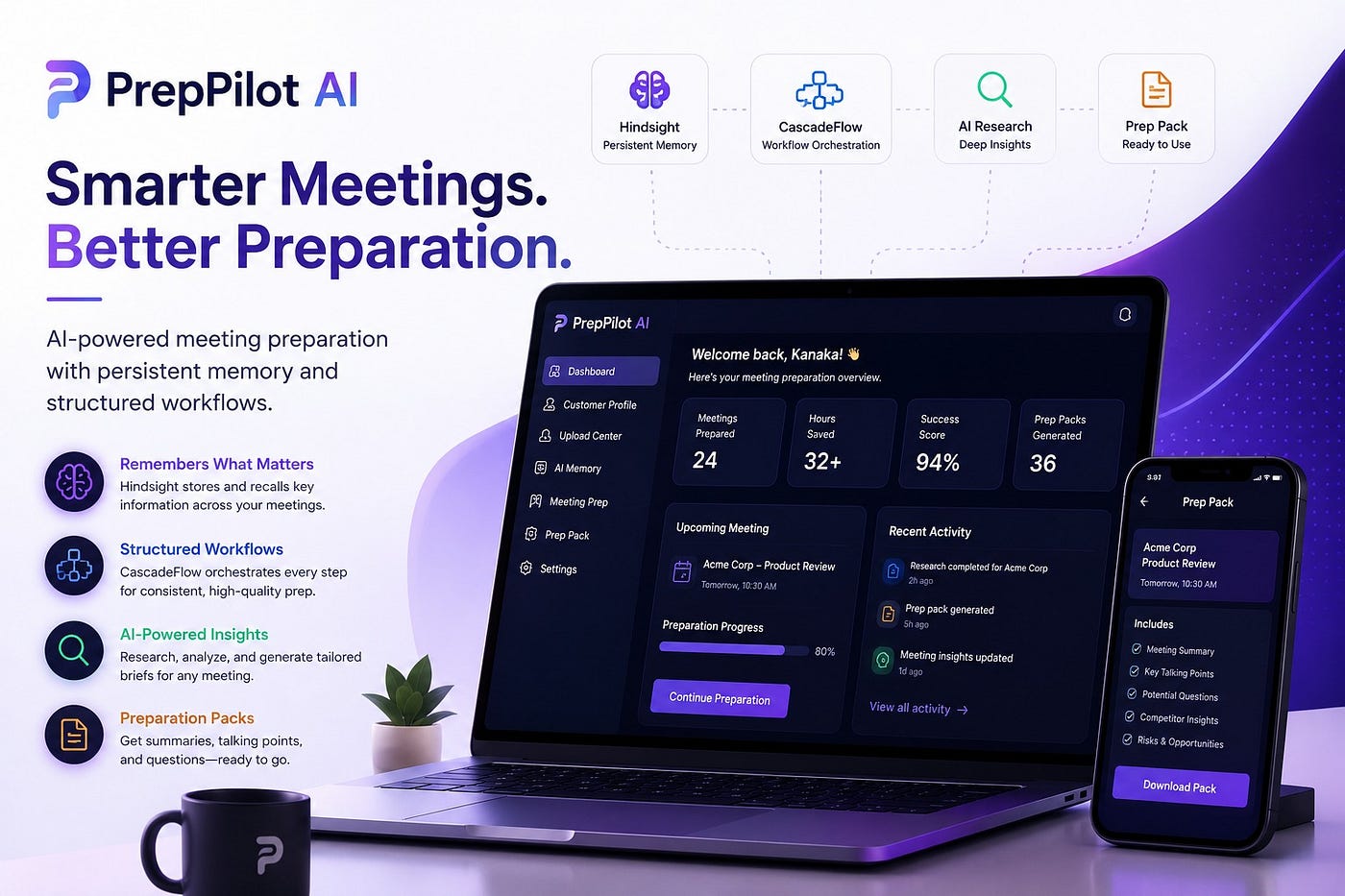 How I Built PrepPilot AI — Making Meeting Preparation Smarter with AI