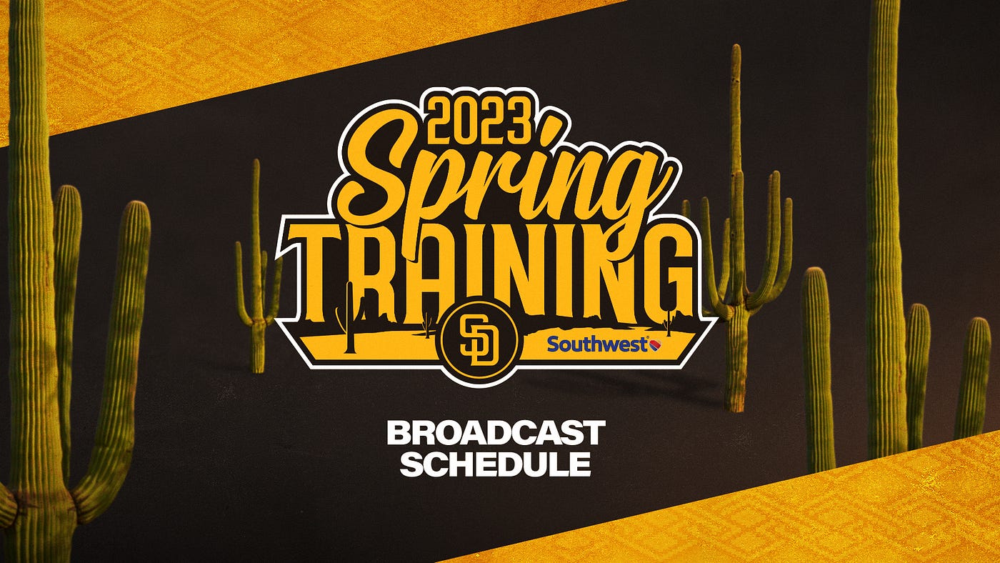 Padres 2022 Spring Training schedule announced - Gaslamp Ball