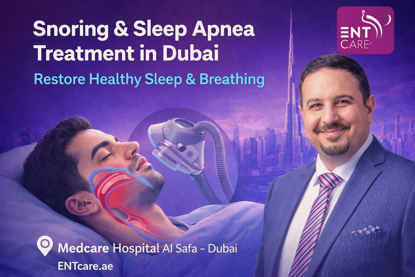 Snoring & Sleep Apnea Treatment in Dubai: Restore Healthy Sleep and Breathing