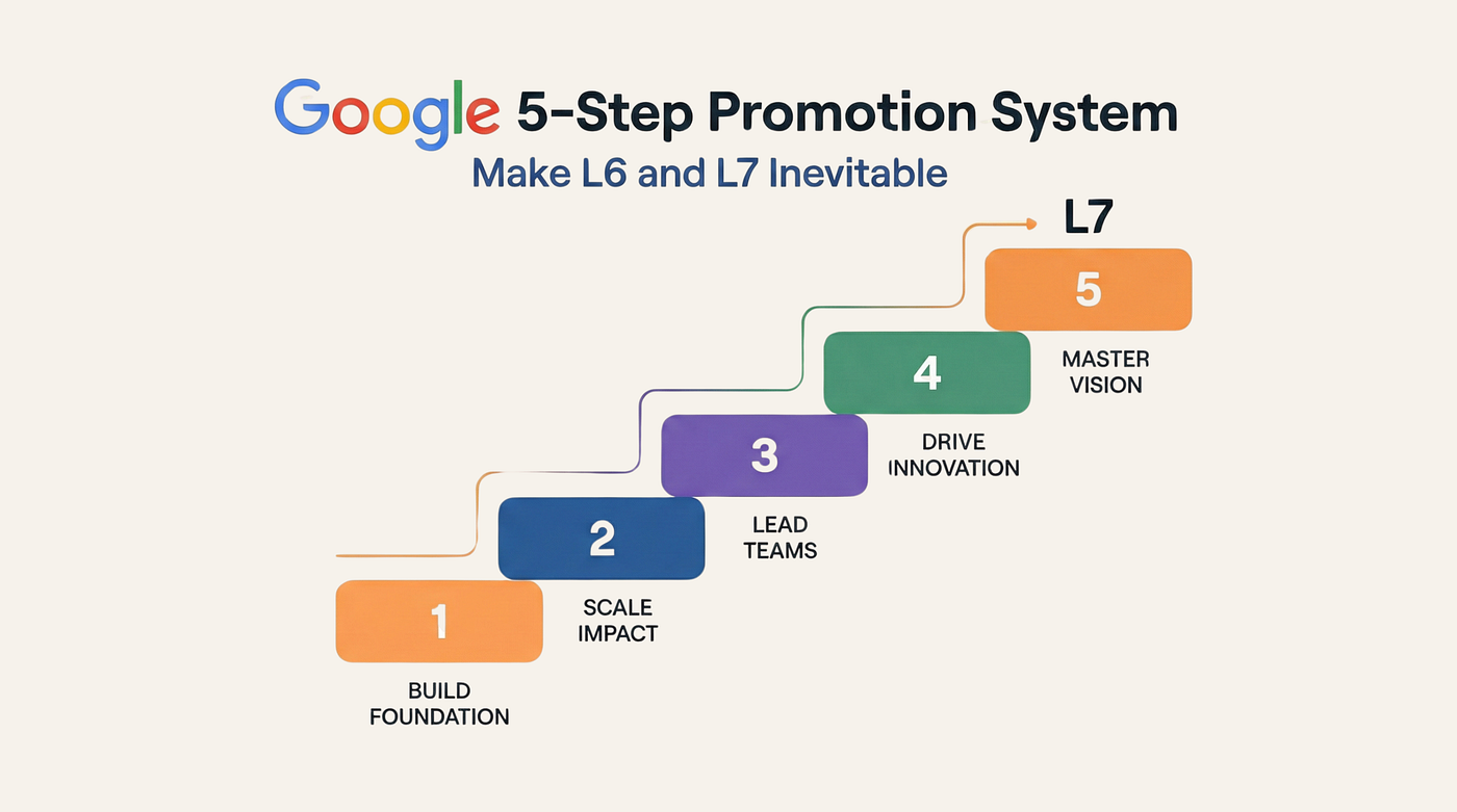 Google’s 5-Step Promotion System for PMs: An Insider’s Playbook for Making L6 and L7 Inevitable