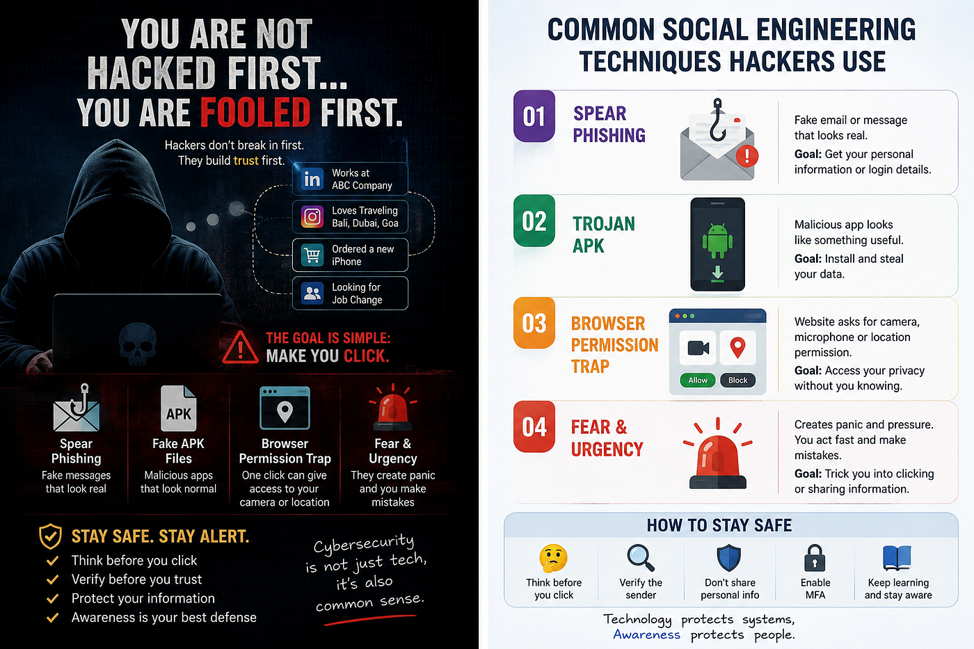 You Are Not Hacked First… You Are Fooled First