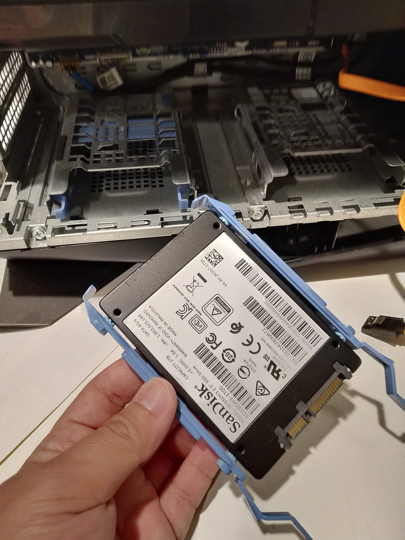 How to add an additional ssd in Alienware Aurora R7 (and other machines) |  by Jingchen LI | Medium