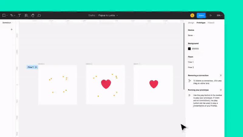 Demo of Figma to LottieFiles