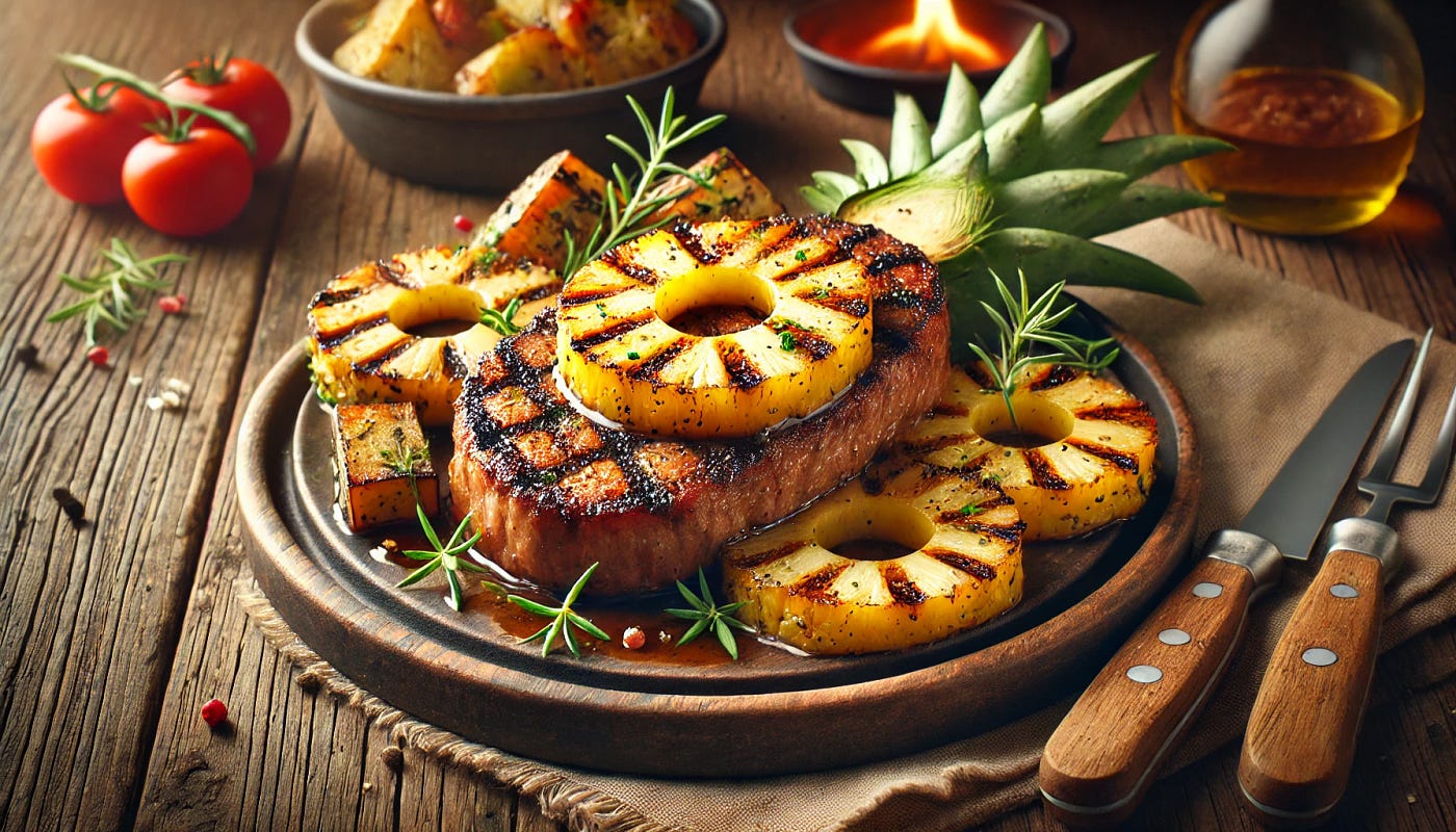 🔥 Grilled Pineapple Steak — The Unexpected Game Changer! 🍍🥩