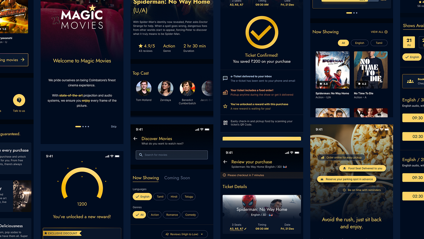 Case Study: Magic Movies — a comfortable and rewarding movie ticketing app  | by Roshan | Bootcamp