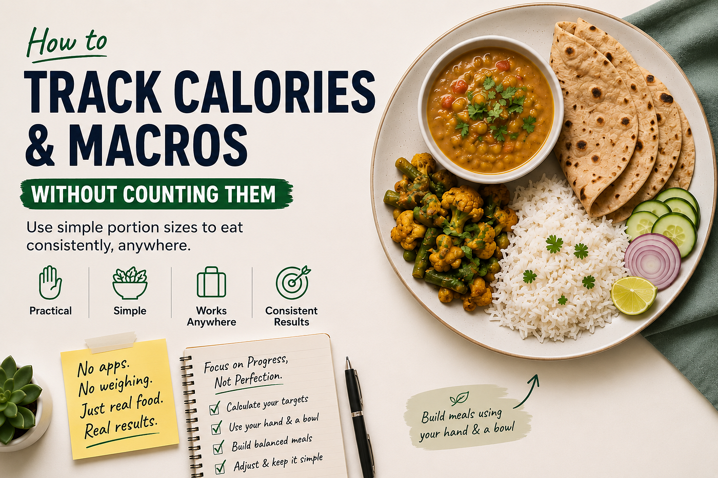 How to Track Calories and Macros Without Counting Them