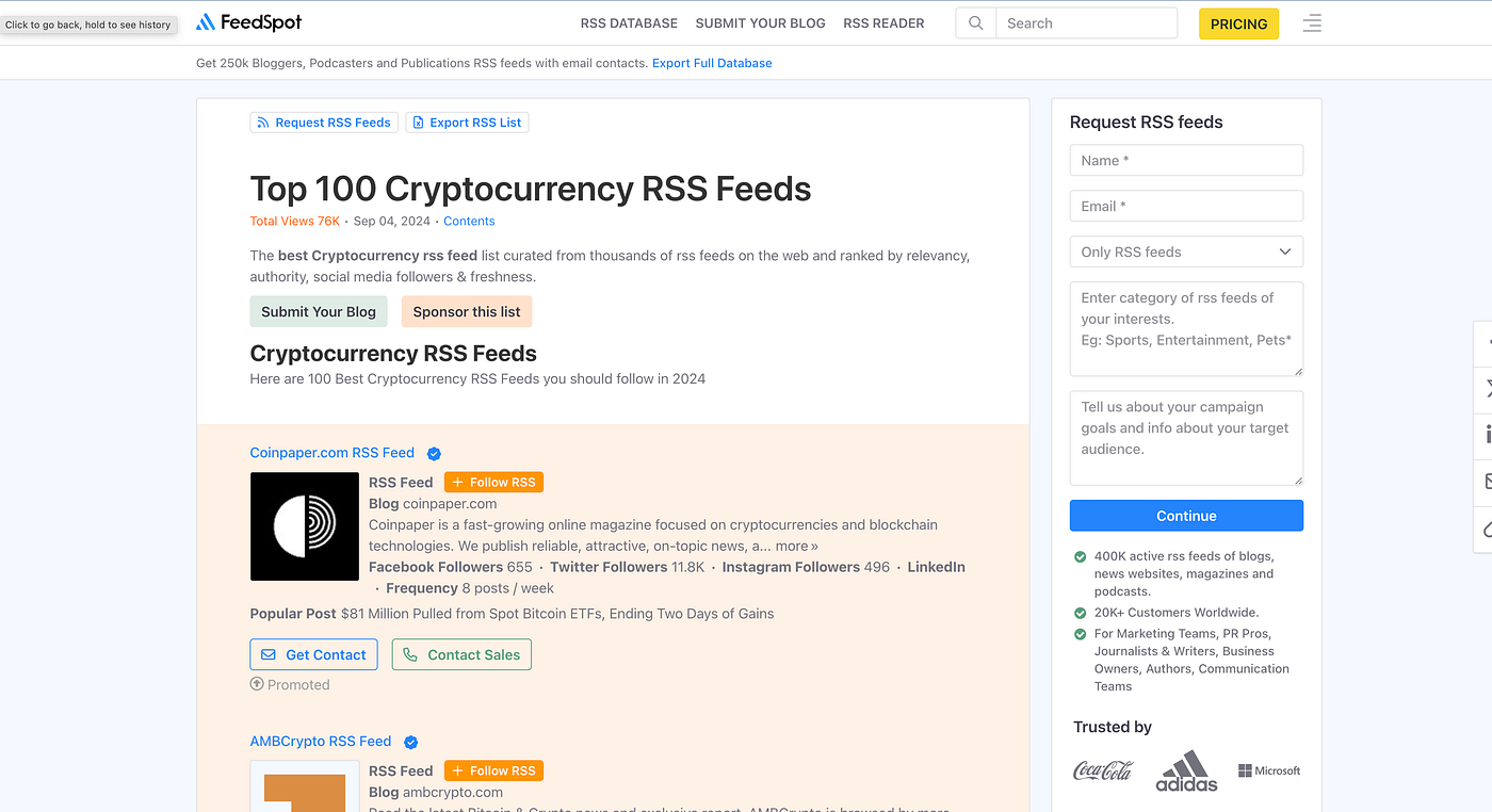 How to Get Data from Websites without Scraping Them: RSS Feeds with Python  | by Aymankhan | Medium