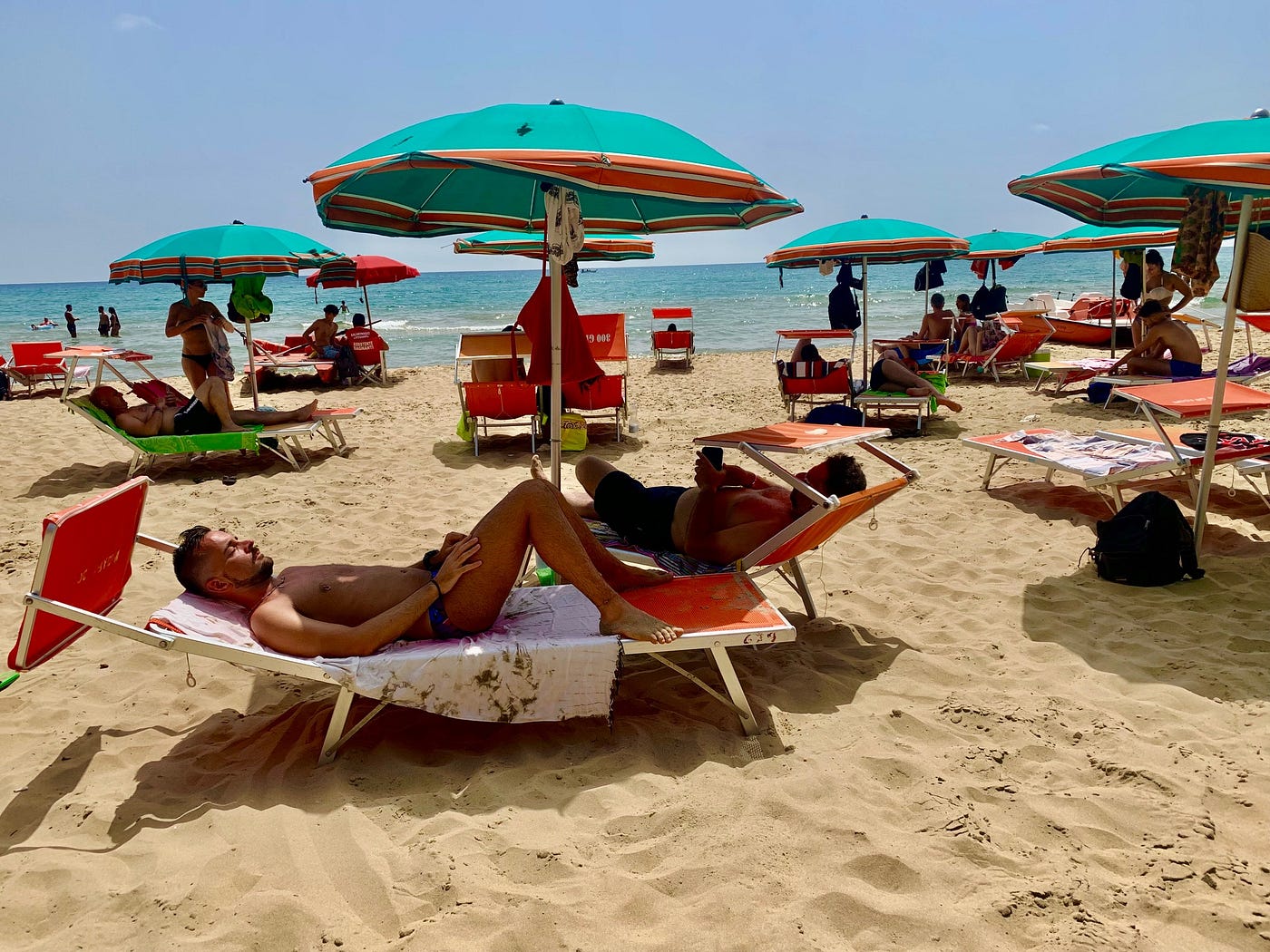 A Golden Day at 300 Gradini Beach, Gaeta | by Susan Van Allen | Medium