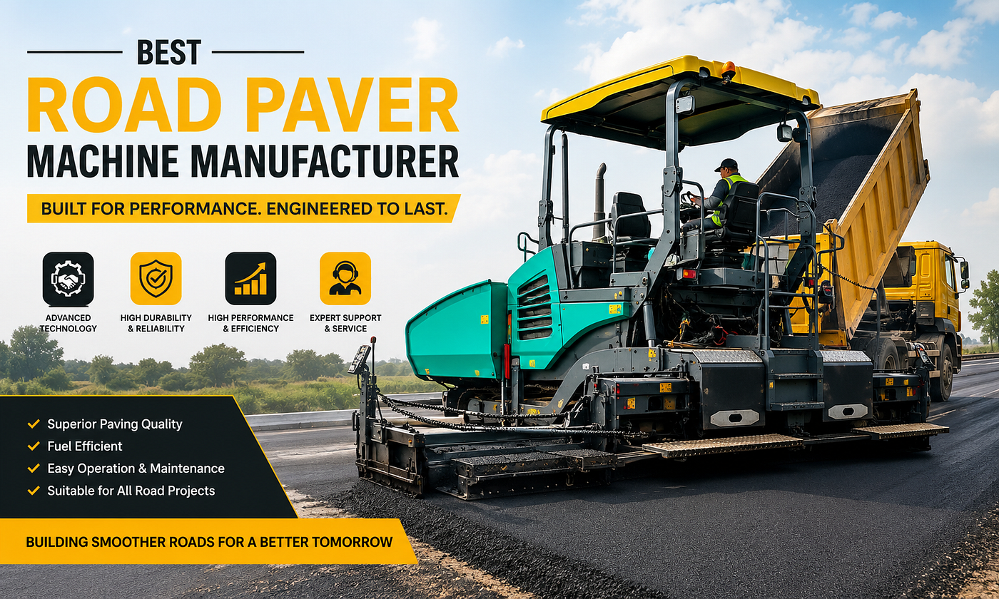 How to Choose the Best Road Paver Machine Manufacturer for High-Quality Road Construction