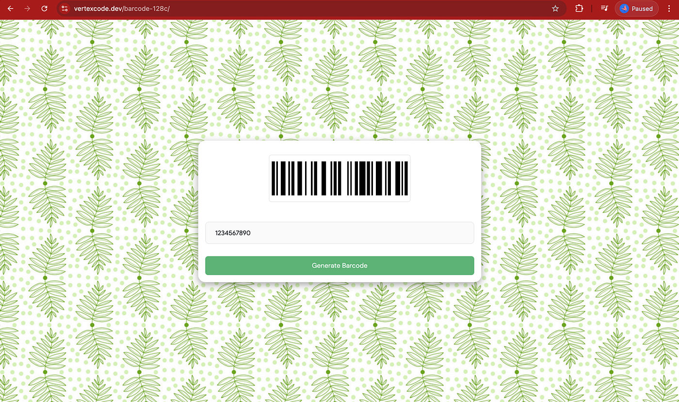 Generating barcode in Blazor | Medium