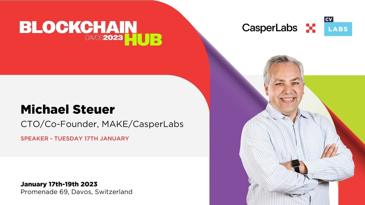 Casper Wallet presented at WEF in Davos - CSPR Suite - Medium
