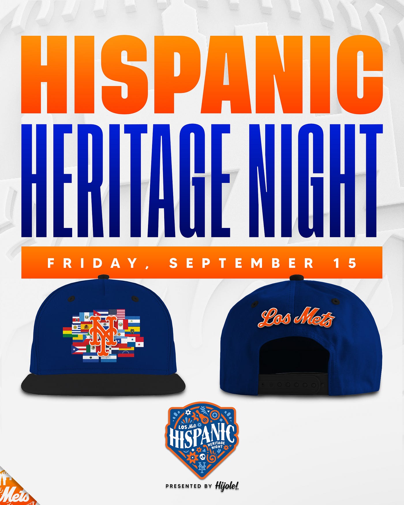 Mets to Celebrate Hispanic Heritage Month Presented by Hijole! and Roberto  Clemente Day at Citi Field, by New York Mets, Sep, 2023