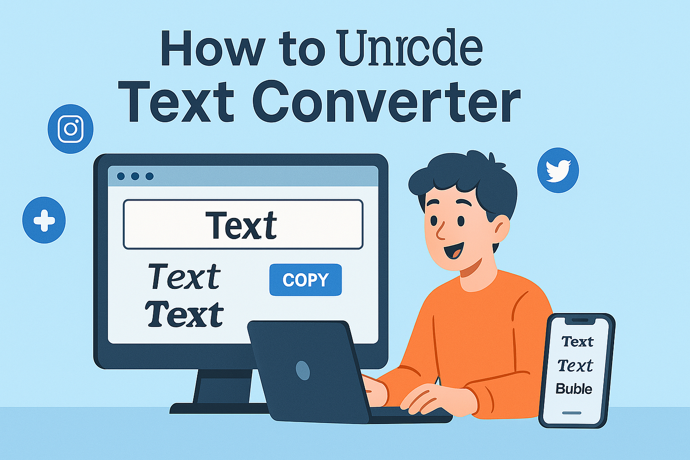 How to Use a Unicode Text Converter