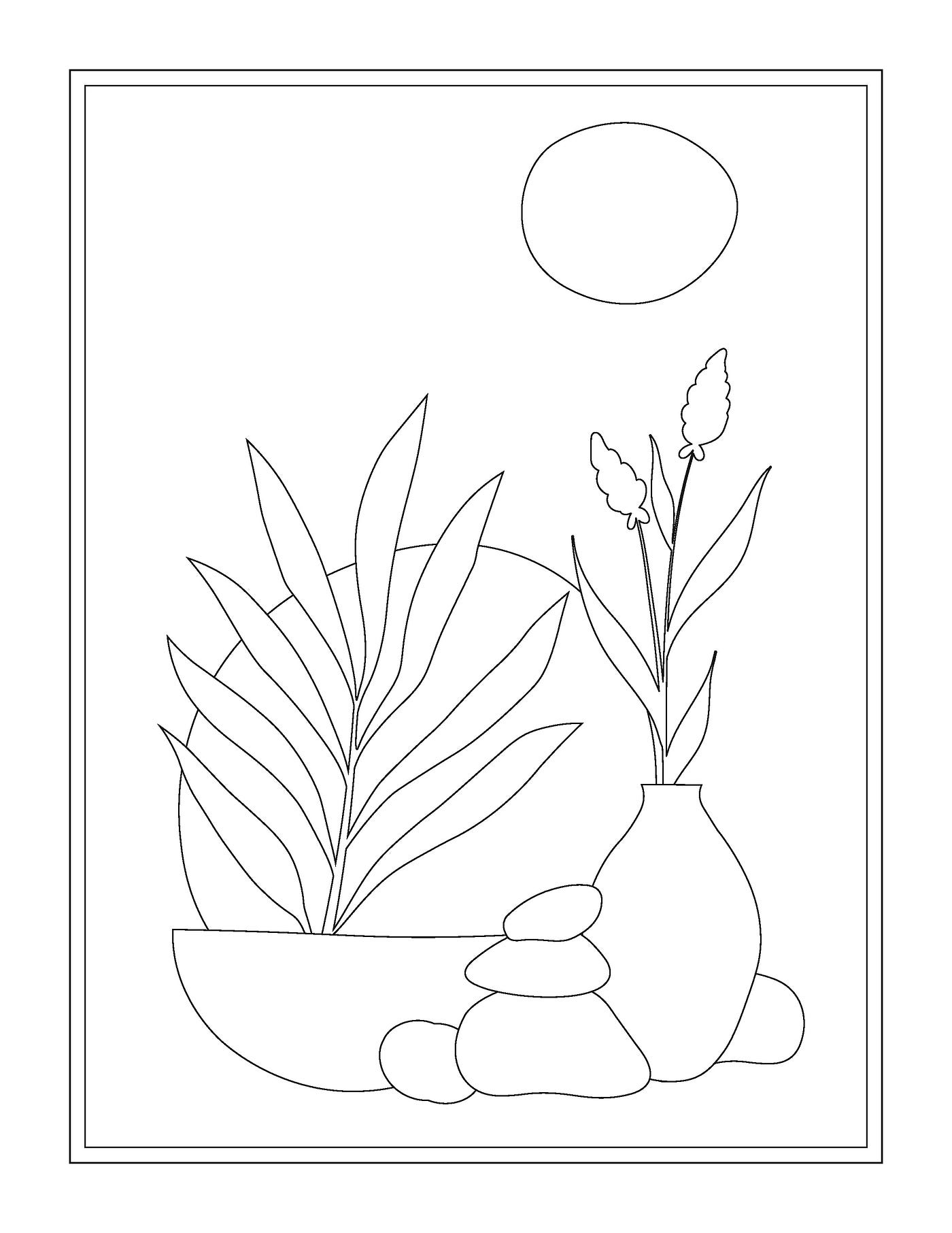 Minimalism Adult and Teen Coloring Book