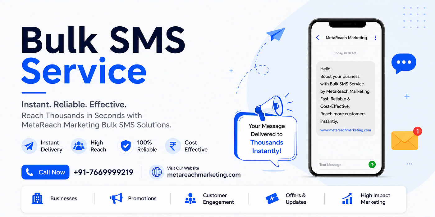 Bulk SMS Service in India: The Complete Business Guide to Choosing, Using, and Scaling SMS…