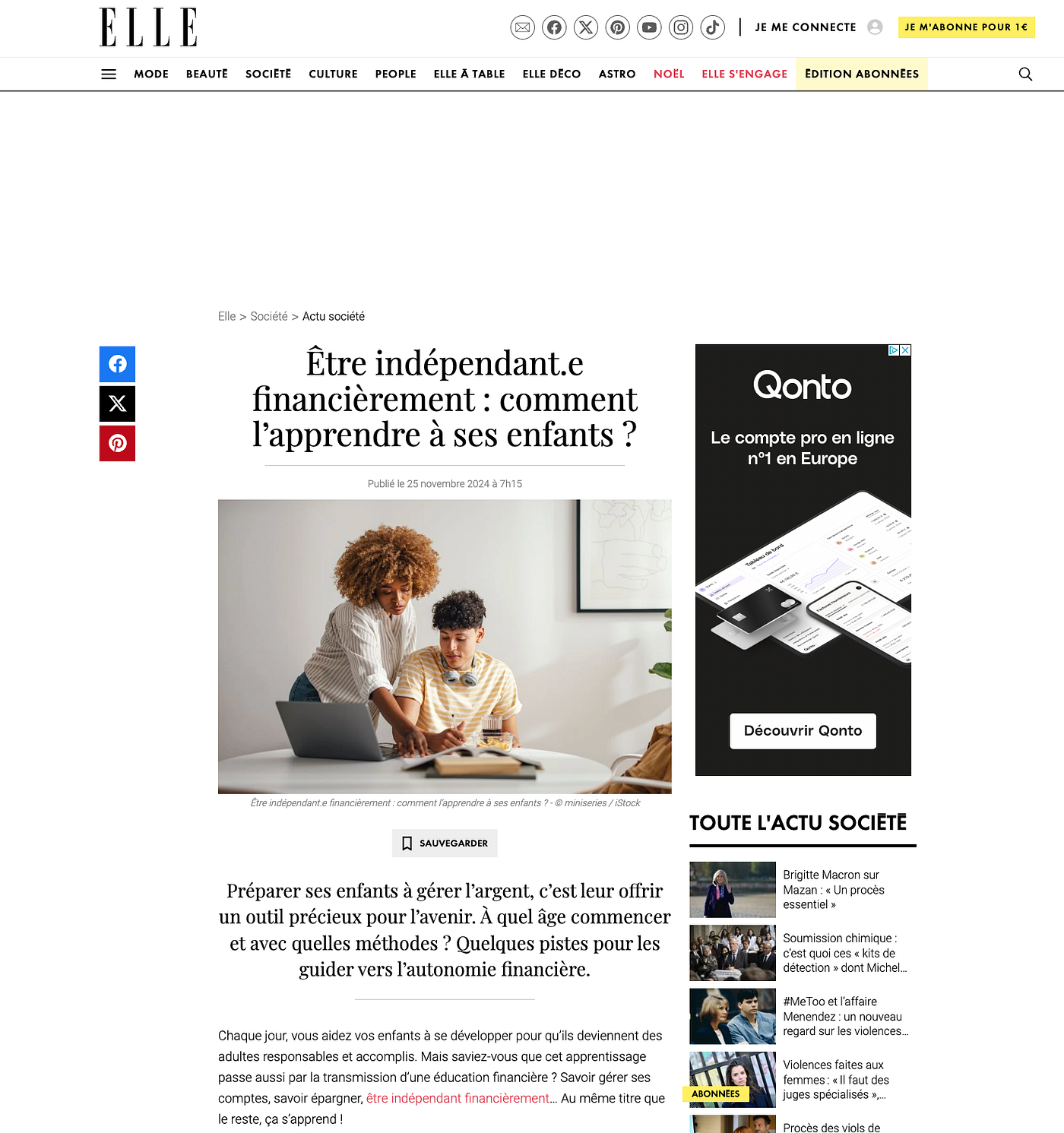 Bankin’ est dans ELLE.fr