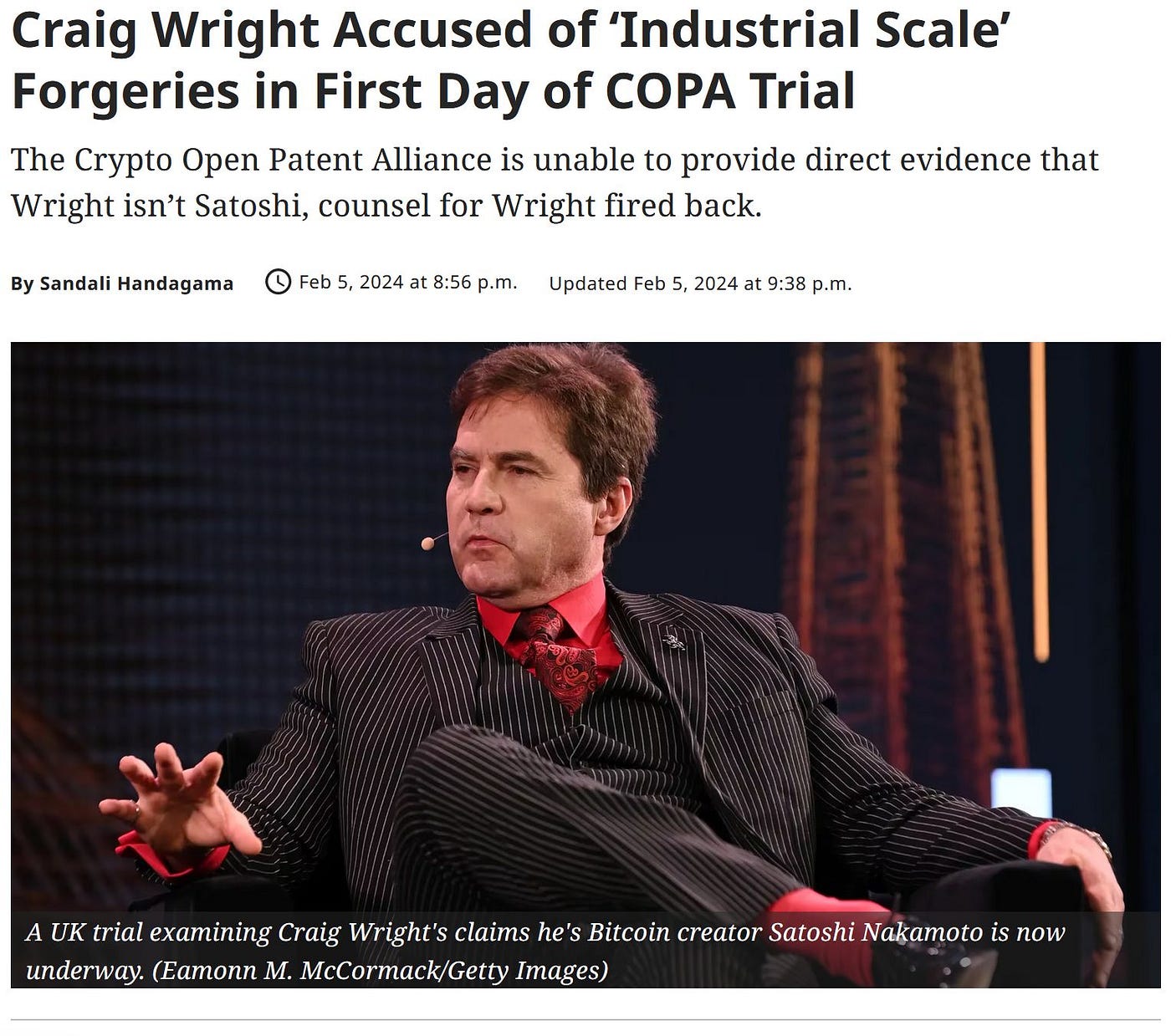 The IT Security Guy v A Random Lawyer: Who Is Satoshi Again? | by  MyLegacyKit | Medium