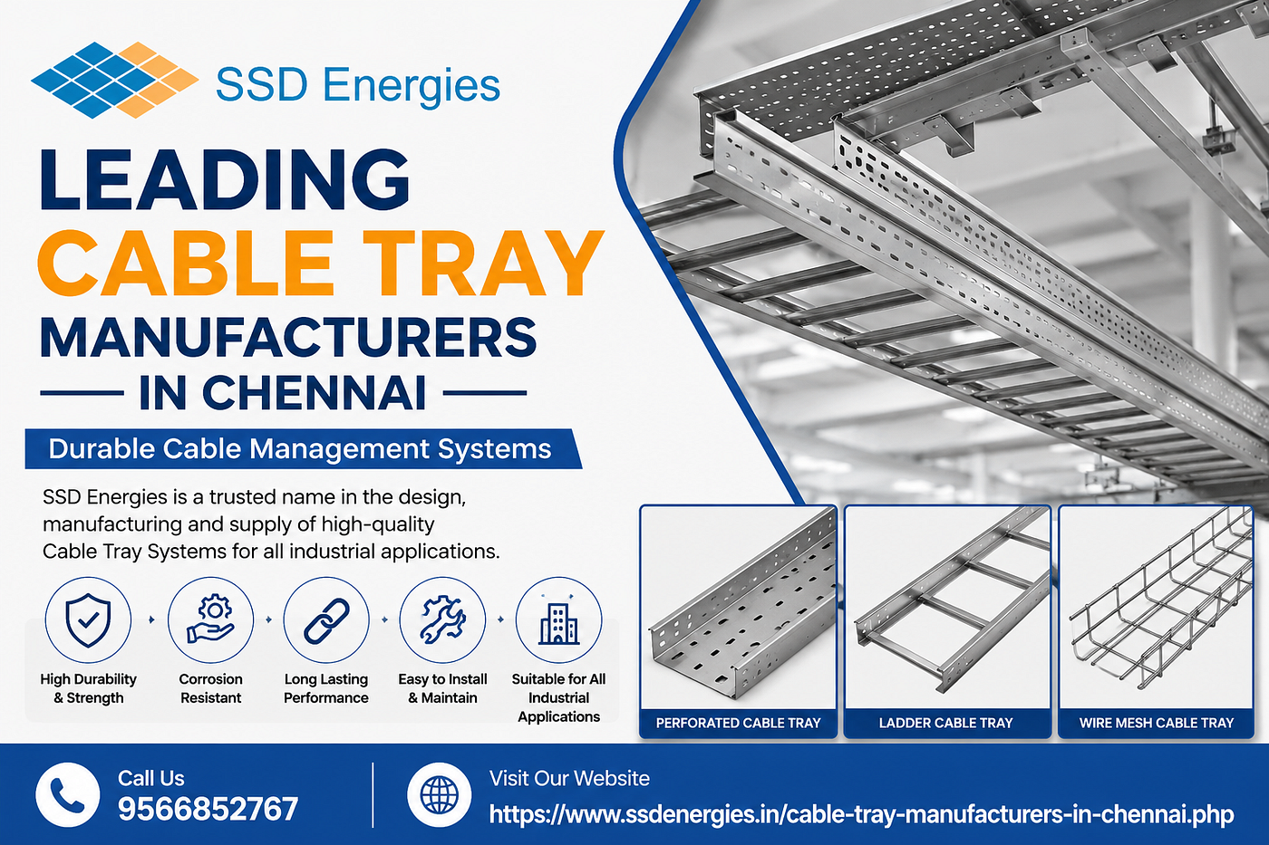 Best Cable Tray Manufacturers in Chennai | Durable & High-Quality Cable Tray Solutions