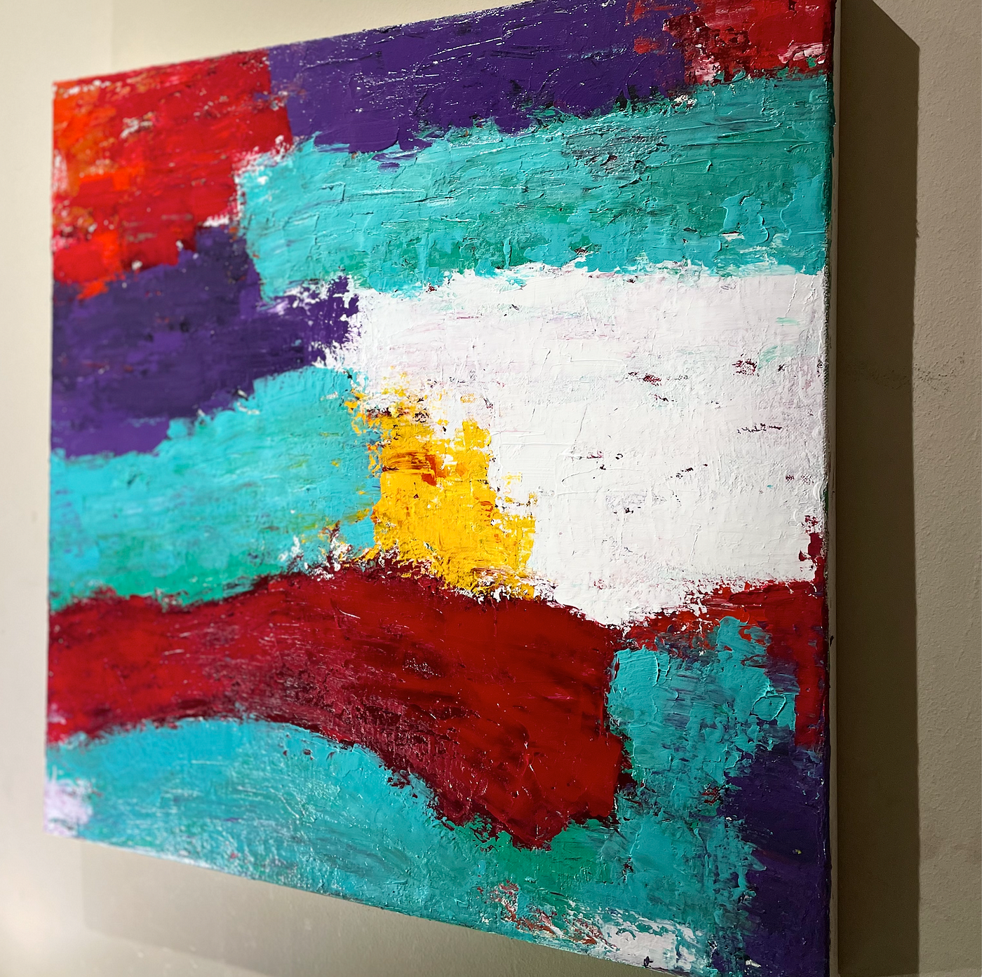 How I Create an Abstract Acrylic Painting, by George Marklow, Counter  Arts