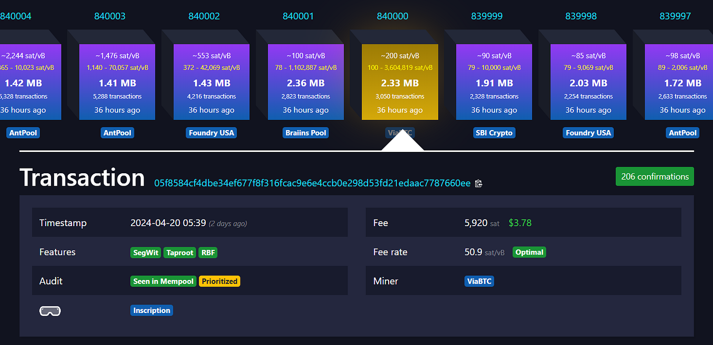 840000.bitmap | 15 wallets fought for halving block bitmap, but bitmap was  stolen by an out of band transaction. | by Bitmap Today | Medium