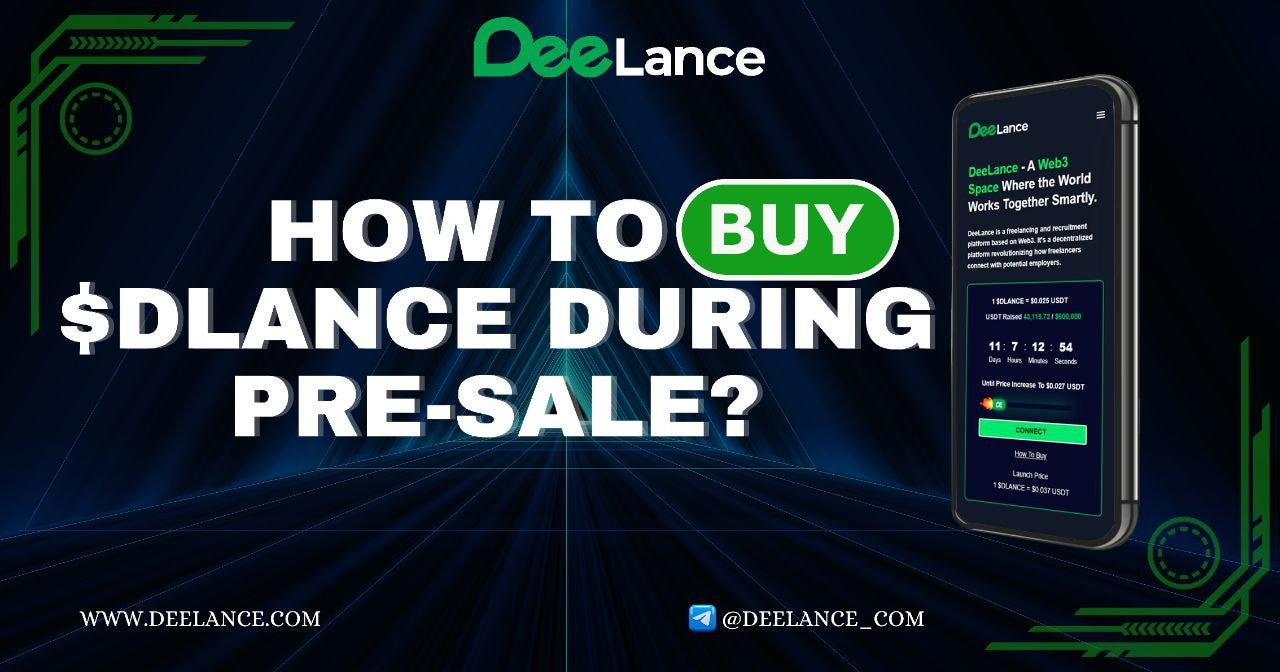How To Buy $DLANCE During Pre-Sale? | by DeeLance | Medium