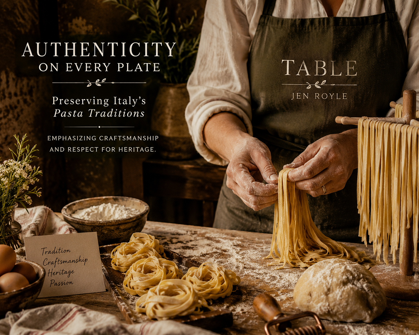 Preserving Tradition: Jen Royle on the Heritage Behind Authentic Italian Pasta