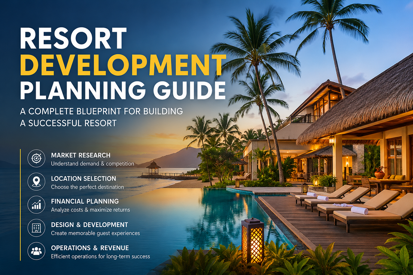 Resort Development Planning Guide: How to Plan a Profitable Resort from Concept to Launch