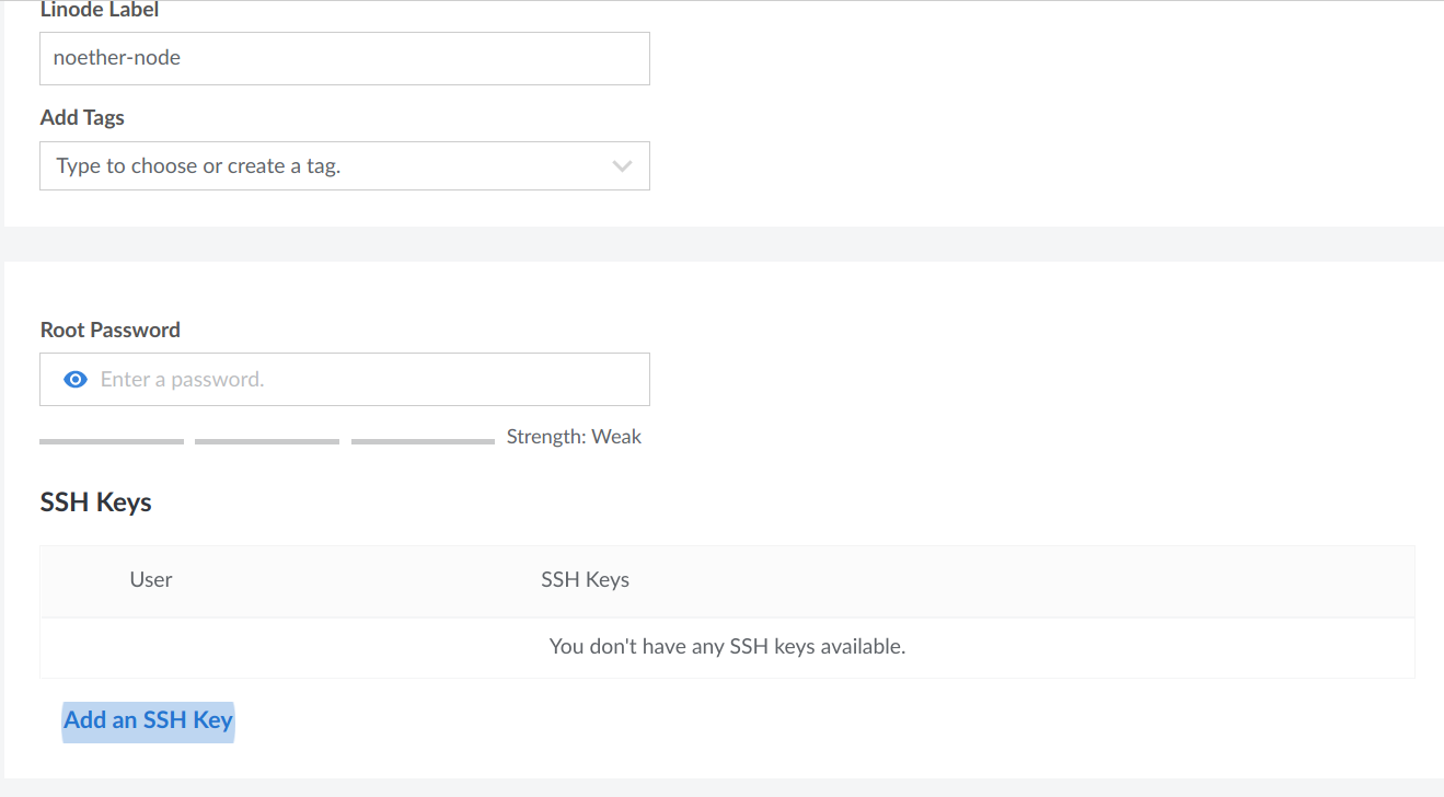 How to create a Linode VPS to run your Noether Node | by Carlo Fragni |  Cartesi | Medium