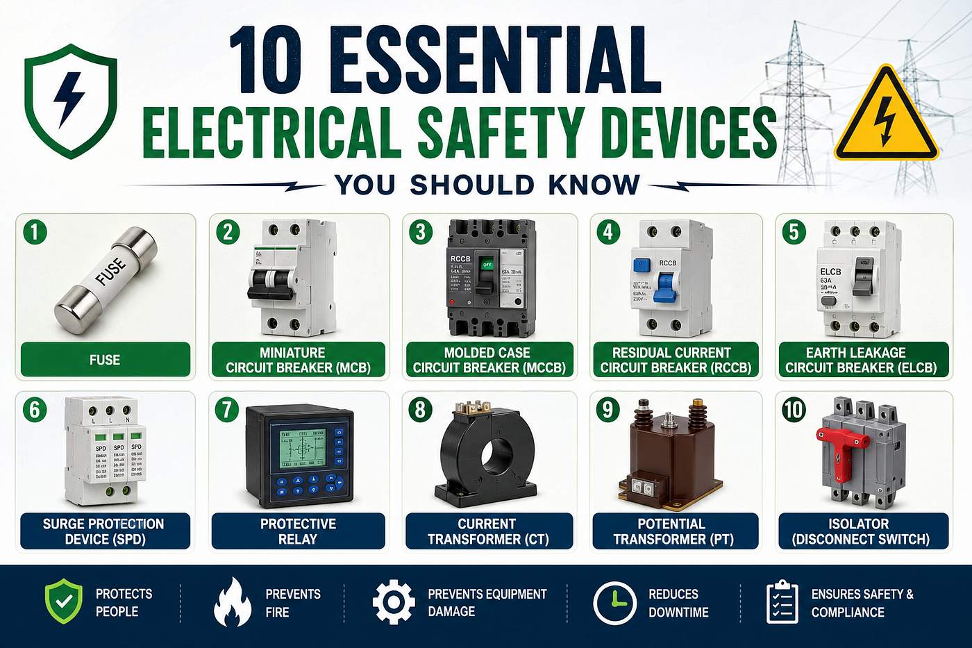 10 Essential Electrical Safety Devices You Should Know