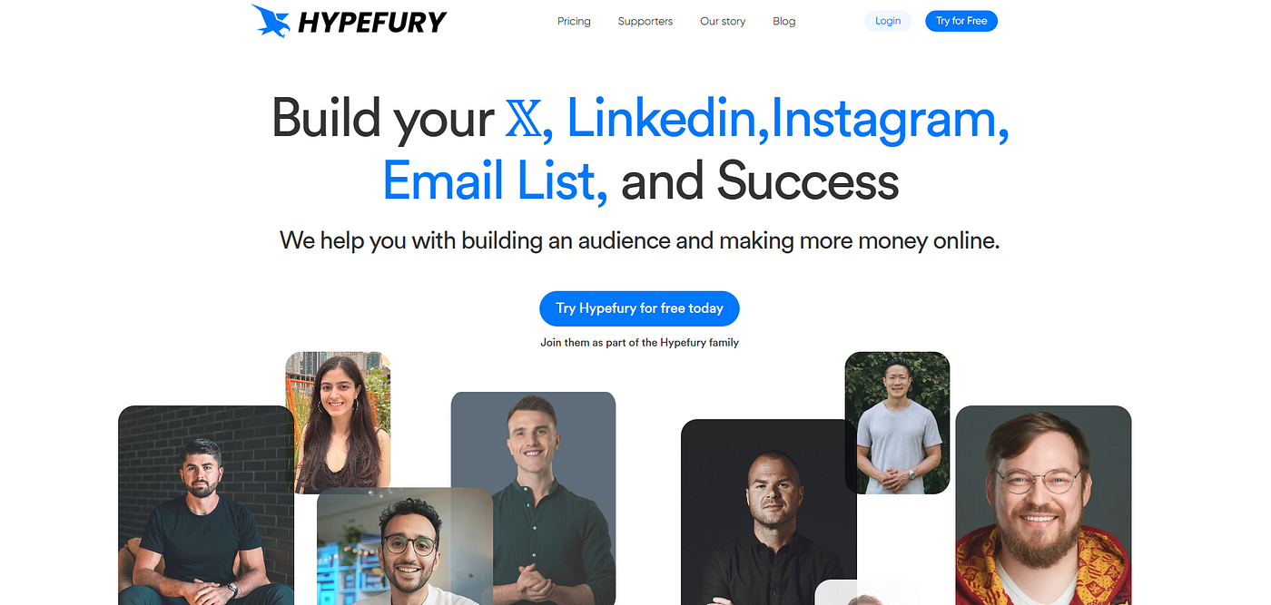 Hypefury Website Image