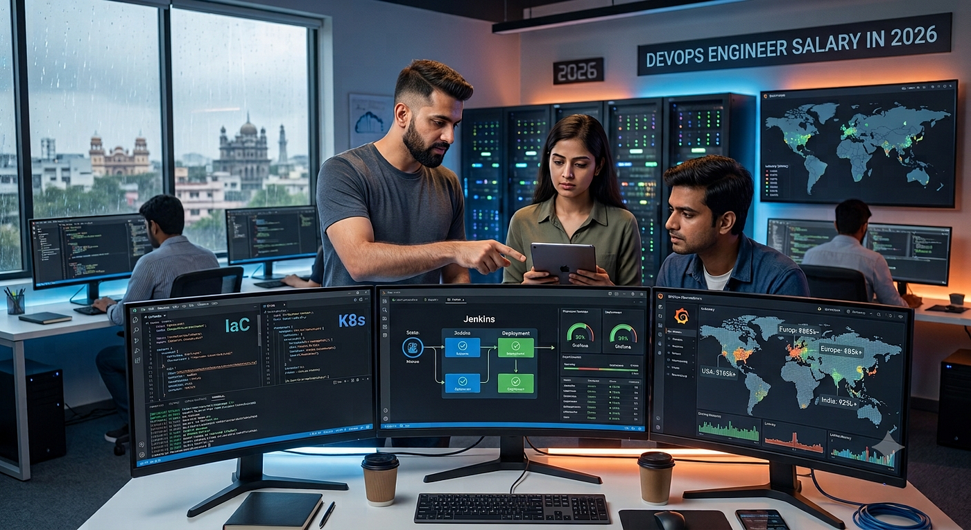 DevOps Engineer Salary In 2026 Skills ,Experience , and Career Growth