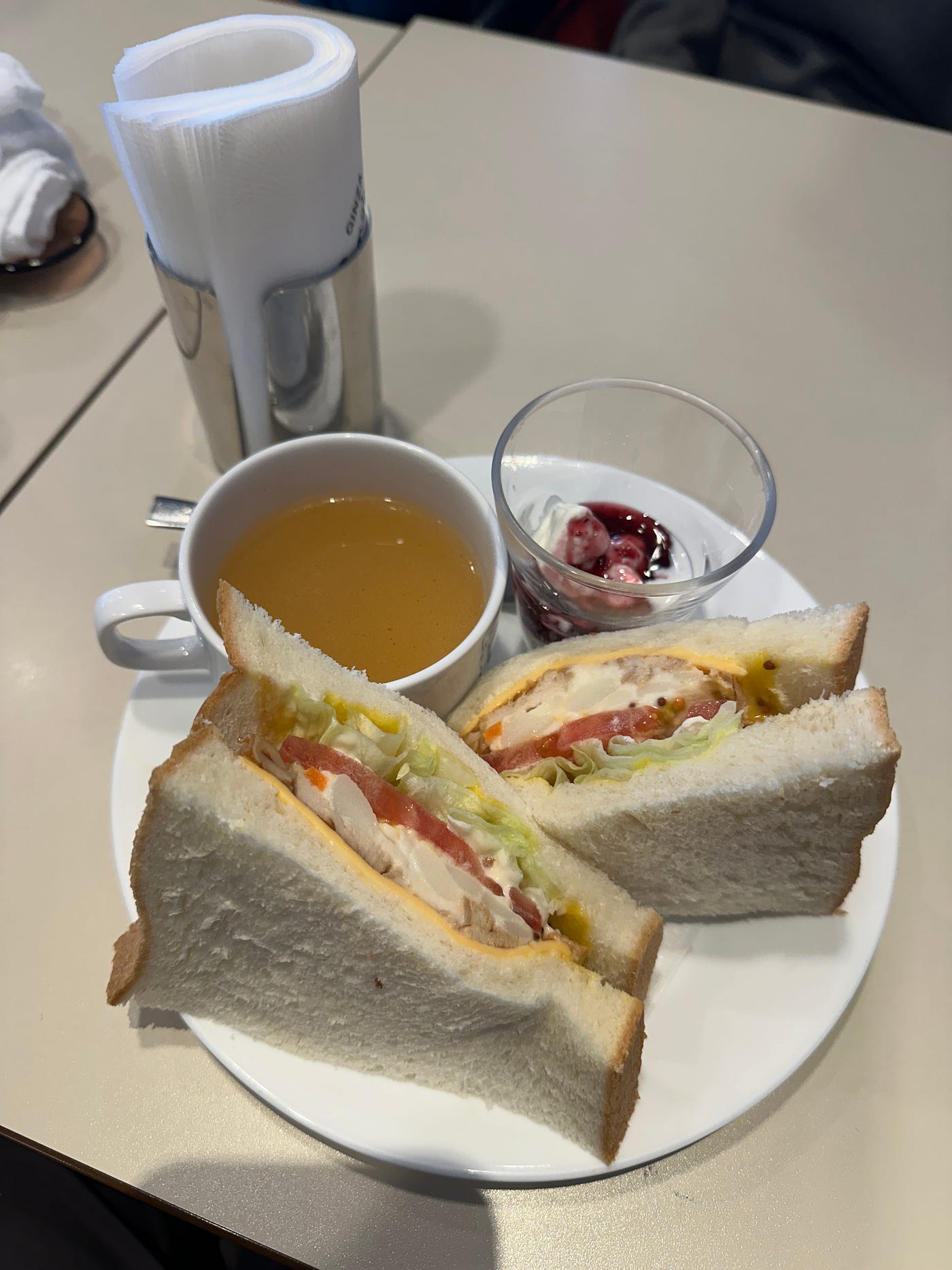 Breakfast in Tokyo at Renoir Ginza 6-chome