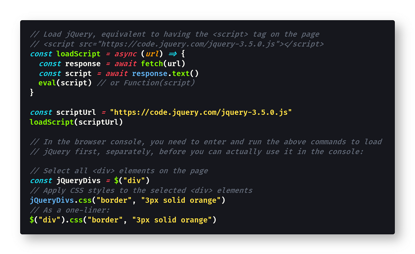 How to Select All <div> Elements on a Page using JavaScript | by Dr. Derek  Austin 🥳 | DataDrivenInvestor