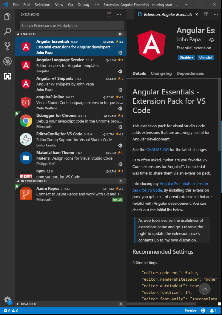 Angular CLI + Angular console + VS code + Angular Augury | by Manivel  Arjunan | Medium