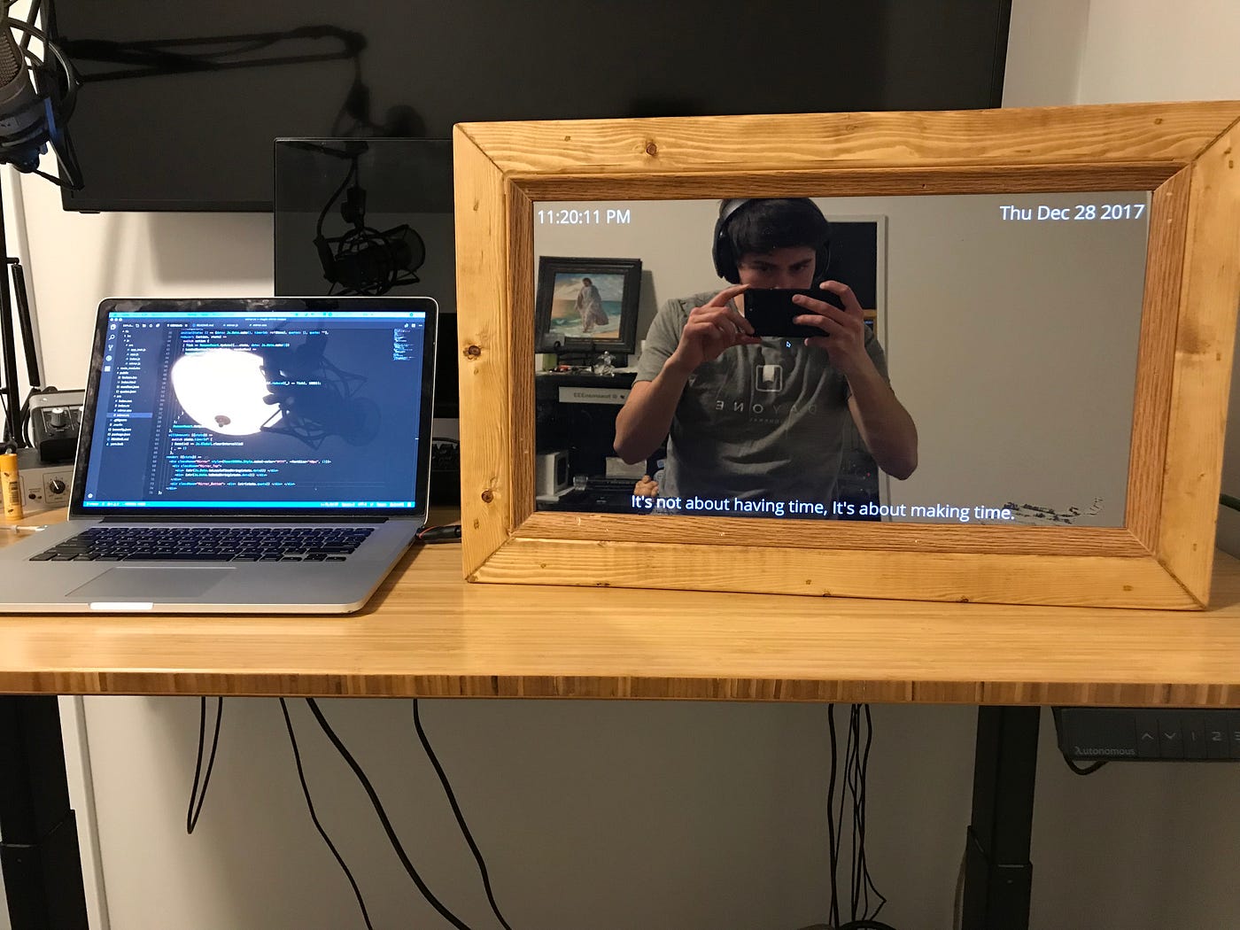 How to build a Smart Mirror. This magic mirrors dashboard is written…, by  Josh Robertson