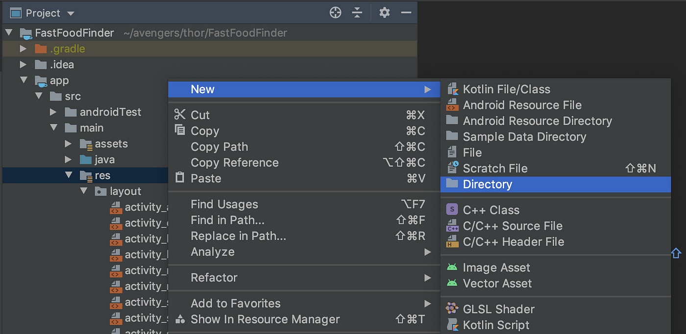 Split layouts into subfolders in Android Studio | by Tam H. Doan |  ProAndroidDev