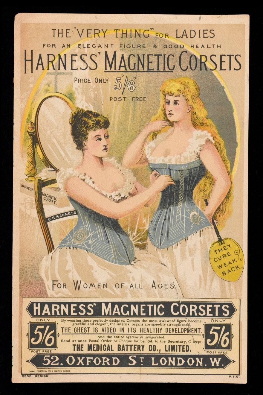 6 Corset Myths That Make Me Want To Smack Someone With My Removed Rib (Once  I Find The Fainting Couch that Never Existed), by Carlyn Beccia, The Grim  Historian