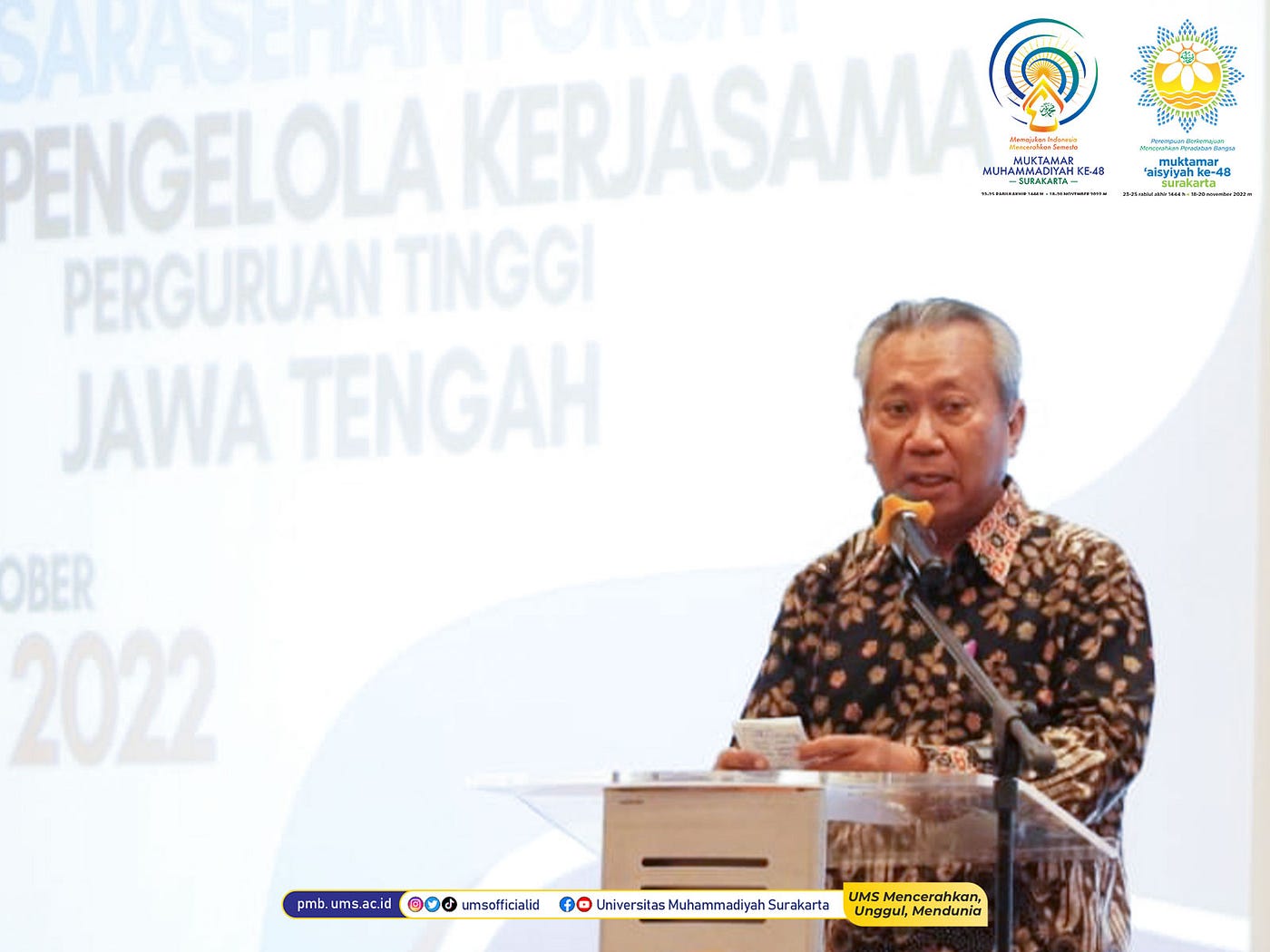 Rektor UMS Bekali Peserta Sarasehan Tentang MBKM