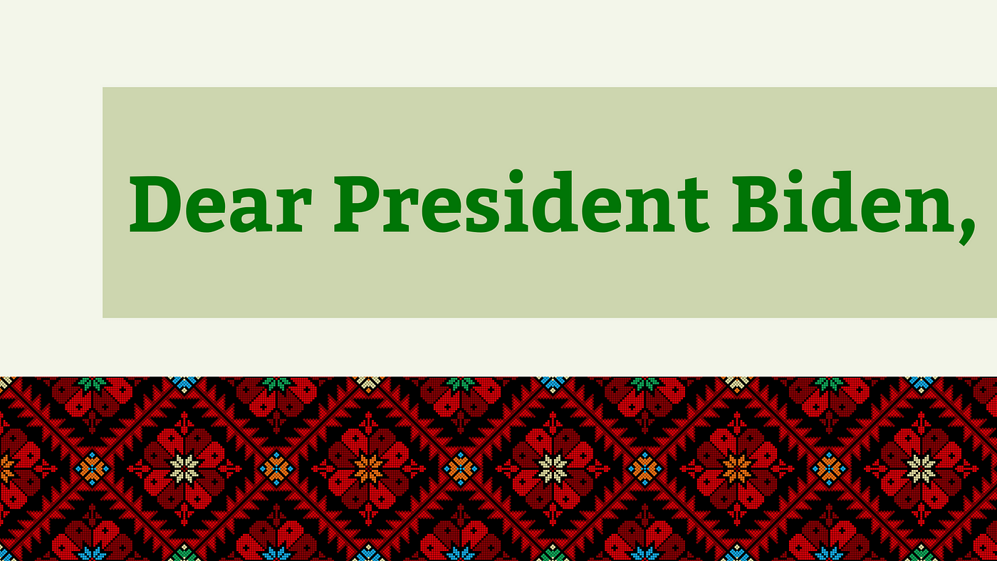 Dear President Biden, We write to you as alumni of your 2020… | by Biden  Alumni for Peace and Justice | Nov, 2023 | Medium | Medium