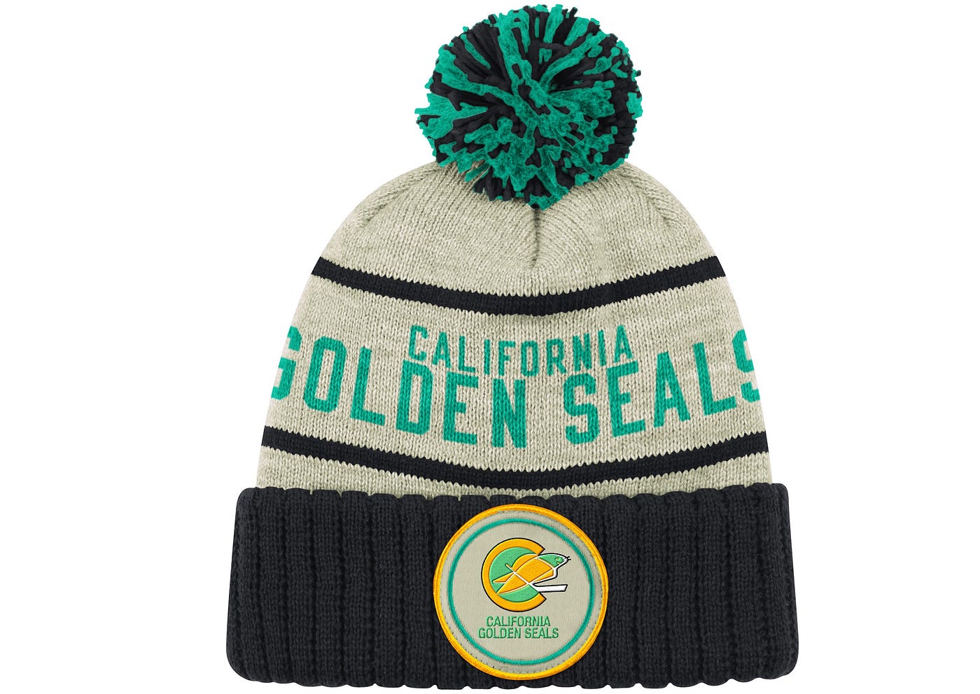 A seal wore the 1976 California Golden Seals Jersey