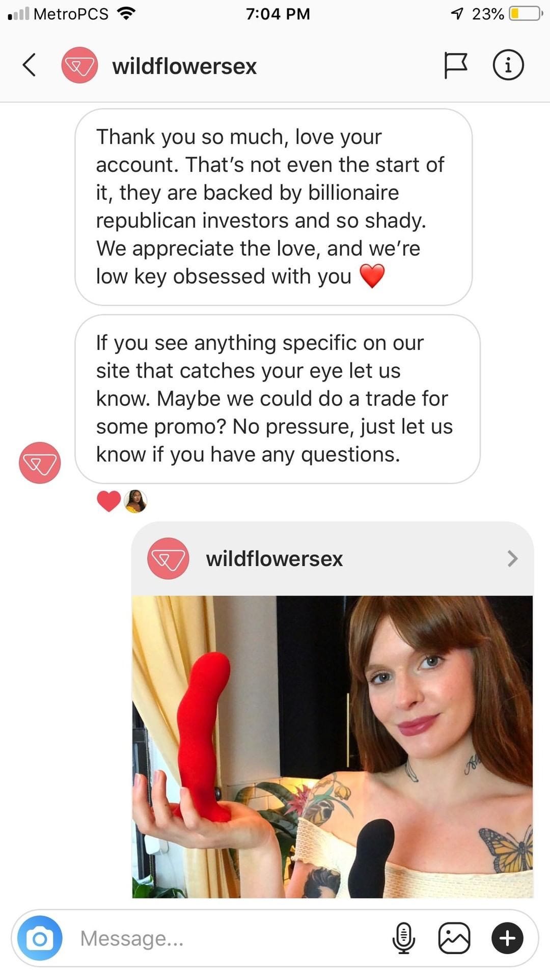 Wildflower sex