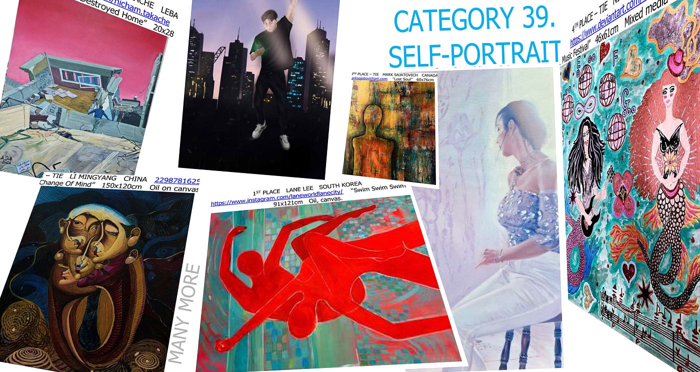 World’s Best Self-Portraitists: LEE, HADJINIKOLOVA, TAKACHE, KIM, SAJATOVICH, MINGYANG, BREEZE &…